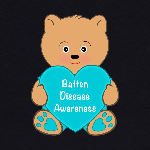 Batten Disease Awareness Teddy Bear by PenguinCornerStore